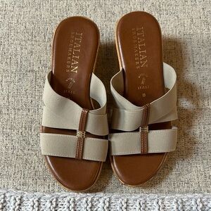 Italian Shoemakers Women's Tan Sandals